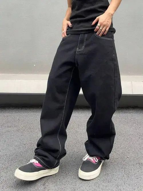 Jean Matsuoka x Maki Baggy Denim jeans Pants hype Size US 32 / EU 48 - 5 Thumbnail