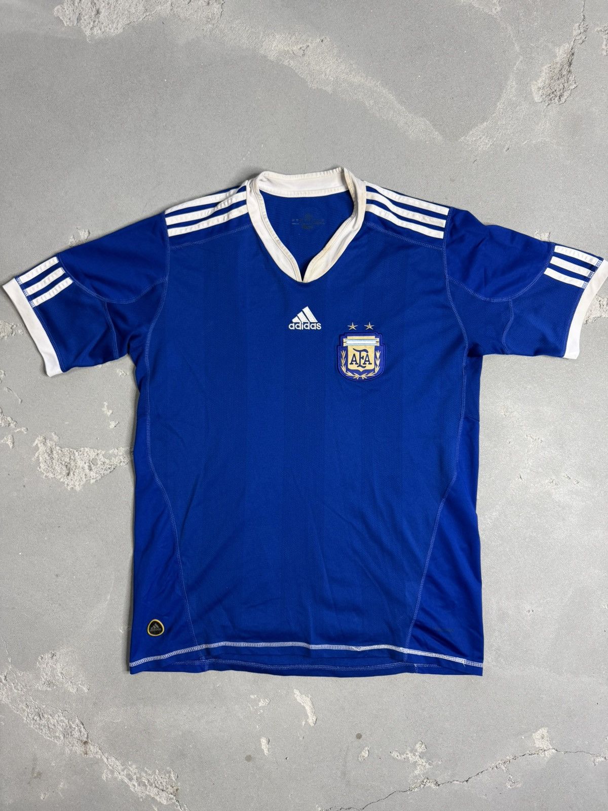 Adidas intage 2009 Adidas Argentina Homme Soccer Jersey Blue Size US S / EU 44-46 / 1 - 1 Thumbnail
