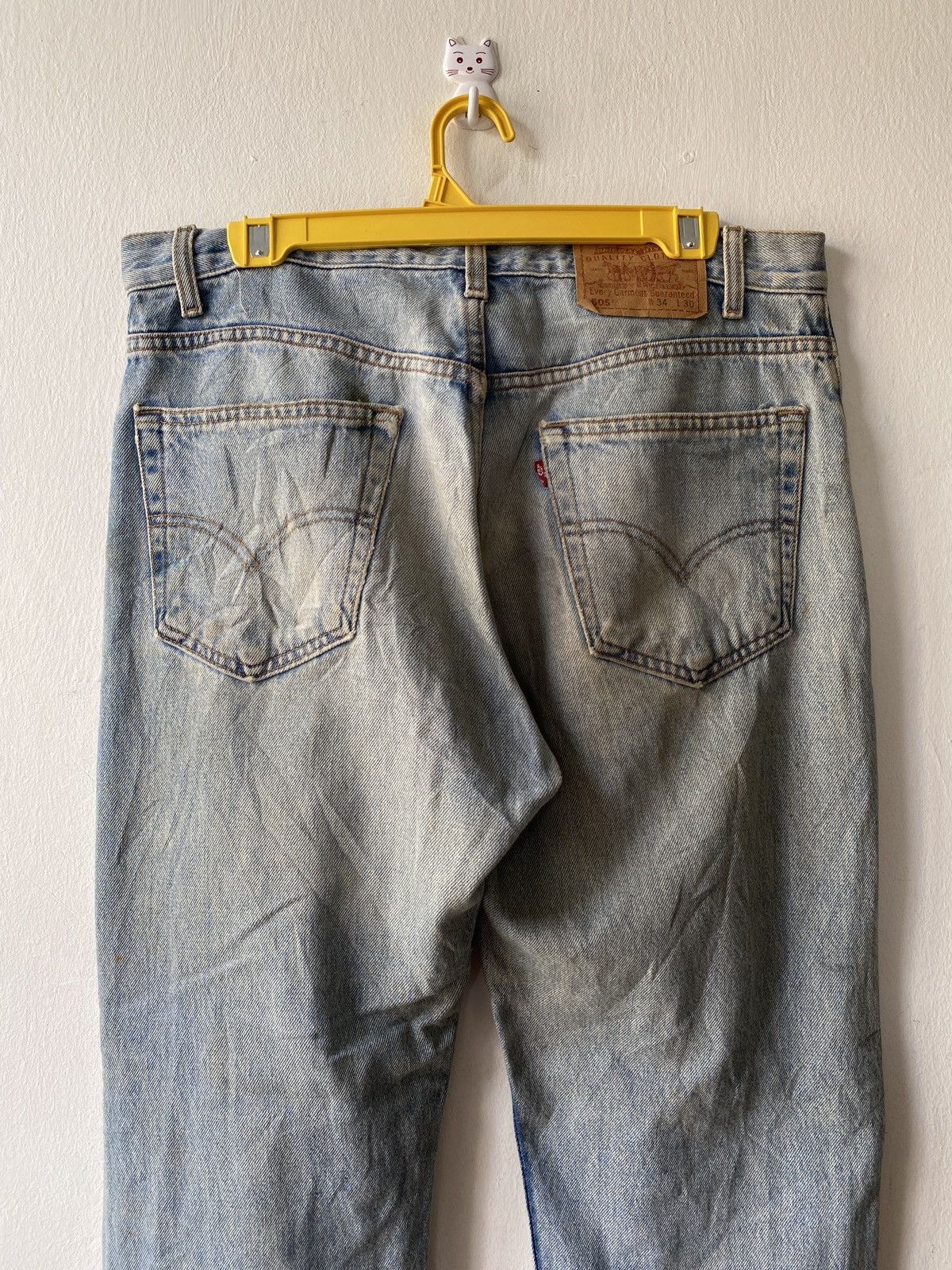 Levi's Vintage 90’s Levi’s 505 Distressed Denim Size US 32 / EU 48 - 10 Thumbnail
