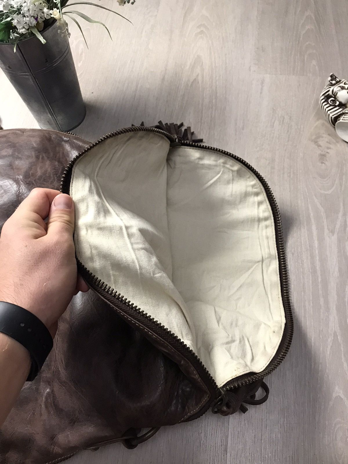Allsaints × Leather Allsaints brown leather bag Size ONE SIZE - 7 Thumbnail