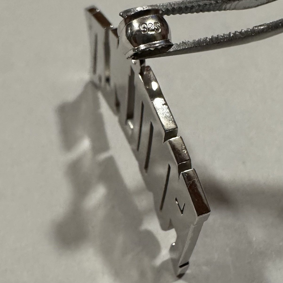 Foulplay Company Foulplay .925 Collegiate Arch Logo Pendant + Chain Size ONE SIZE - 2 Thumbnail