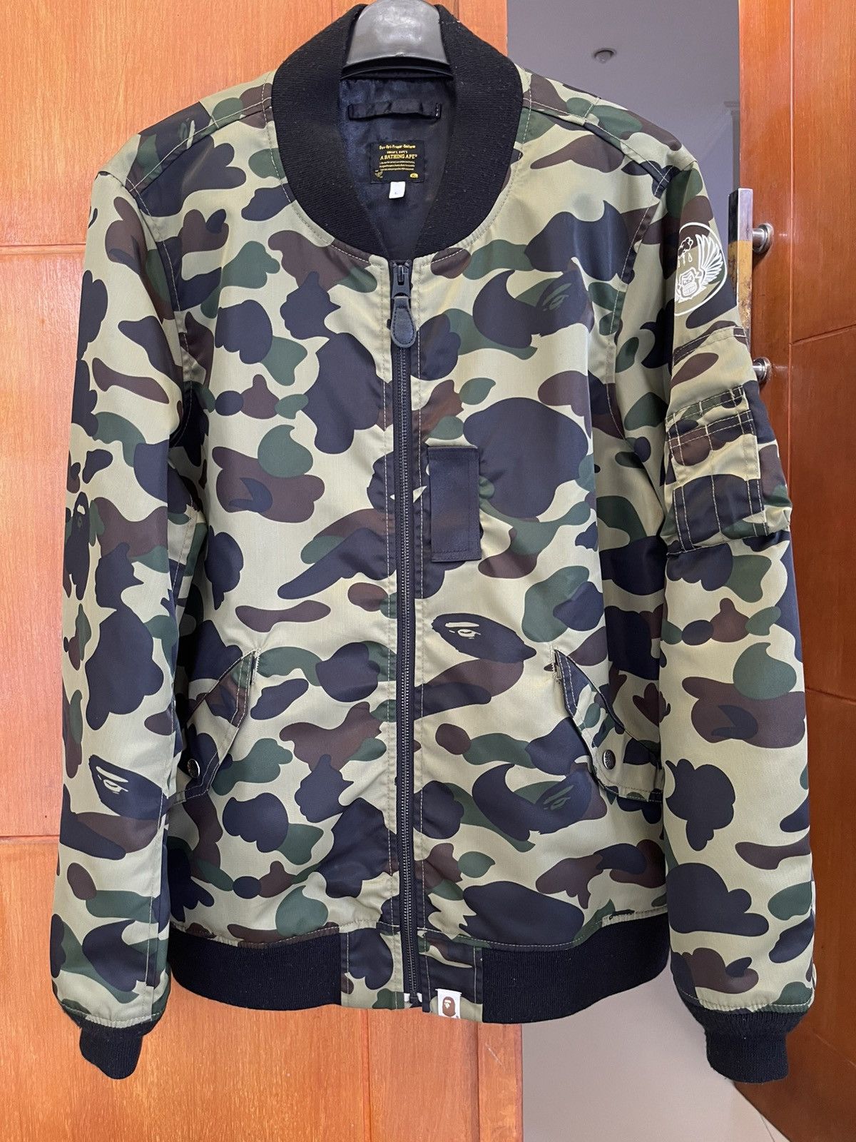Bape BAPE BOMBER MA 1 JACKET Size US L / EU 52-54 / 3 - 2 Thumbnail