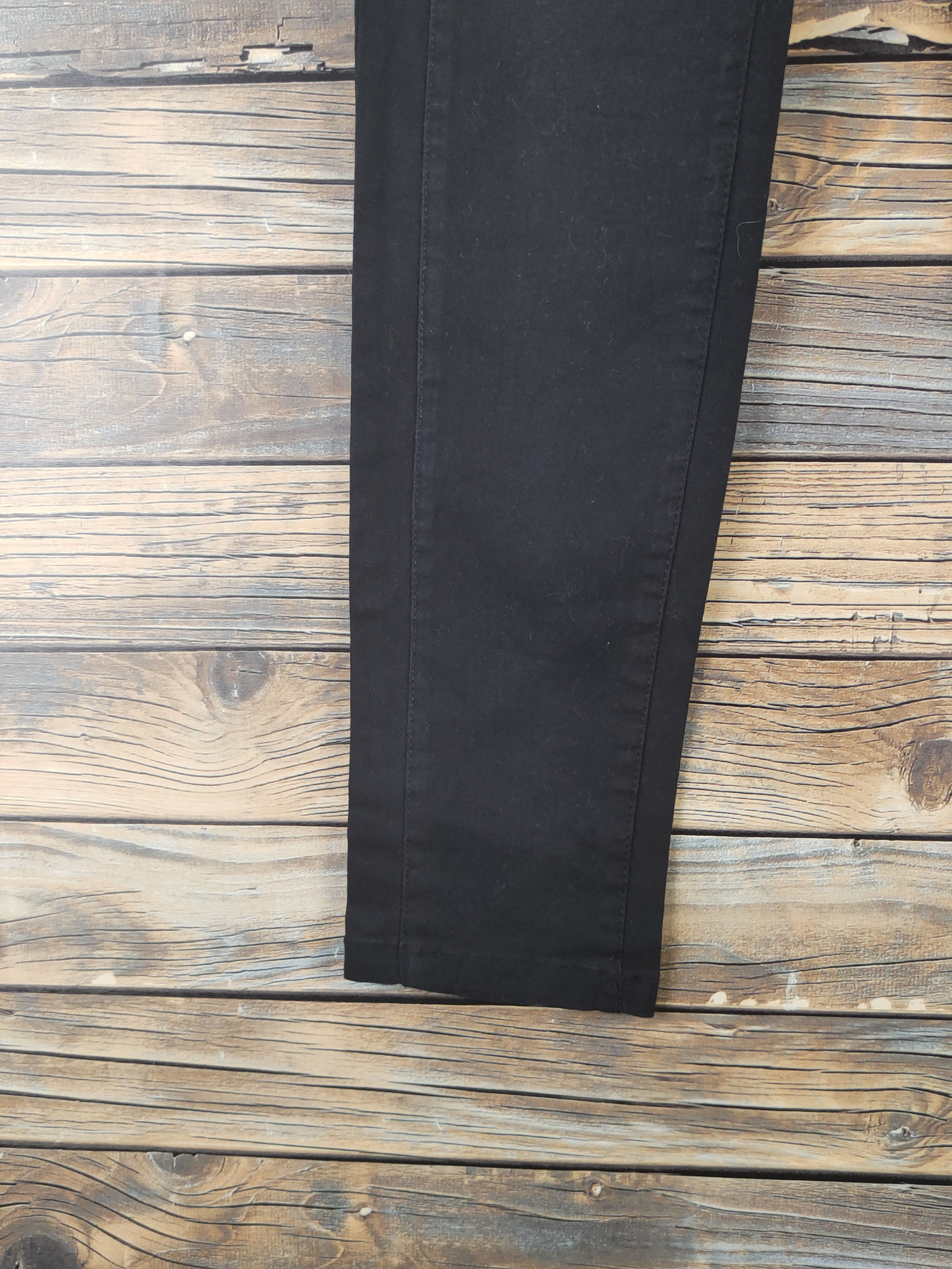 Japanese Brand DL Inter Crew Black Multipocket Tactical Cargo Pants #1652 Size 28" / US 6 / IT 42 - 4 Thumbnail
