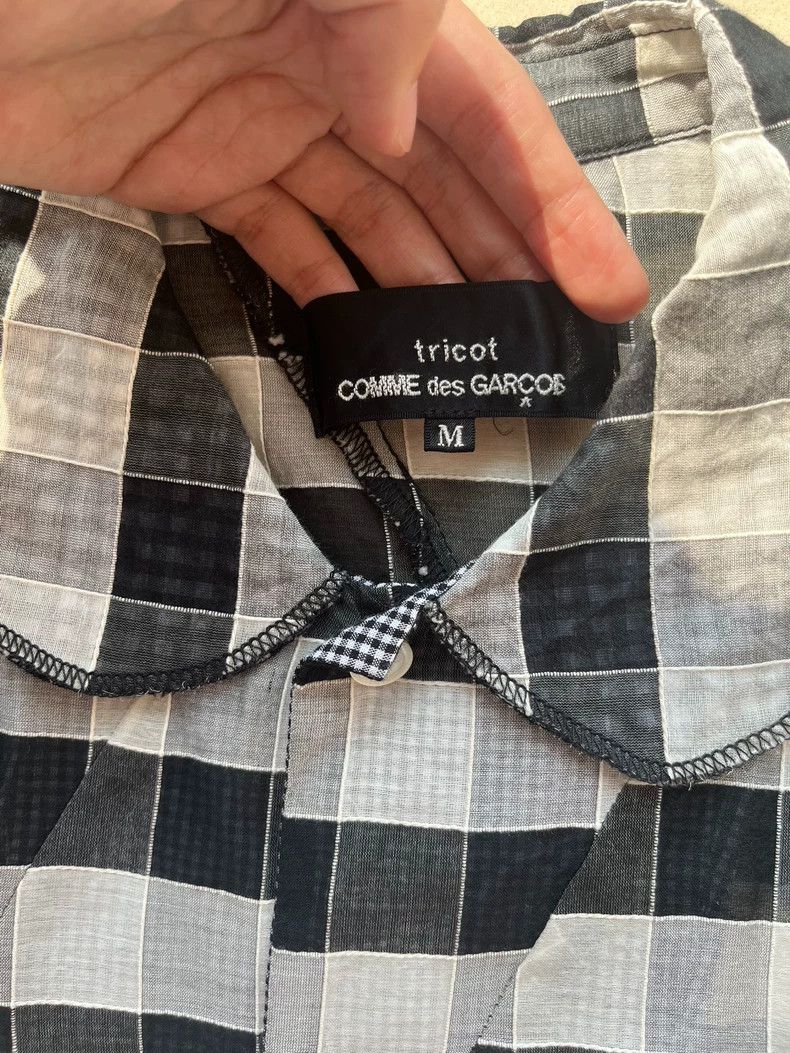Comme des Garcons Comme Des Garcons Black and white checkered gold ingot coll Size M / US 6-8 / IT 42-44 - 3 Thumbnail