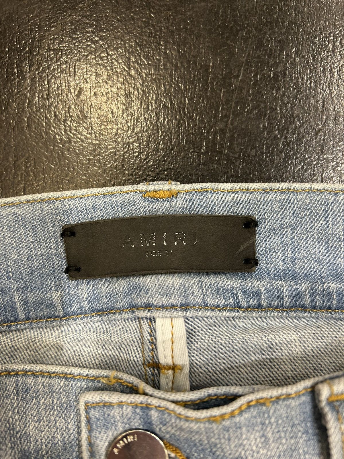 Amiri Paint Splatter Skinny Jeans