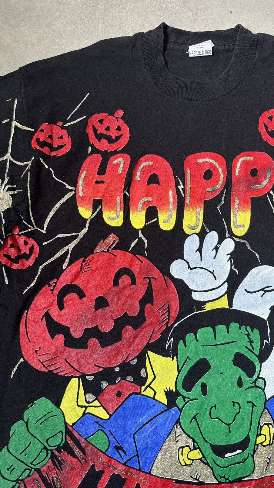 Vintage VINTAGE FREEZE HAPPY HELLOWEN 1996 TEE Size US M / EU 48-50 / 2 - 3 Thumbnail