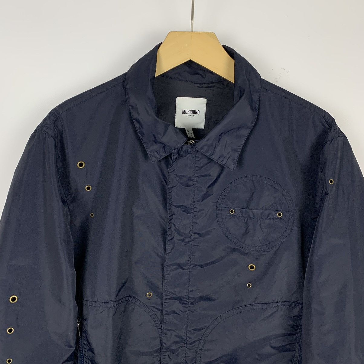 Moschino Moschino Jeans Full Zip Jacket Women’s Size IT 50 Nylon Size XL / US 12-14 / IT 48-50 - 2 Thumbnail