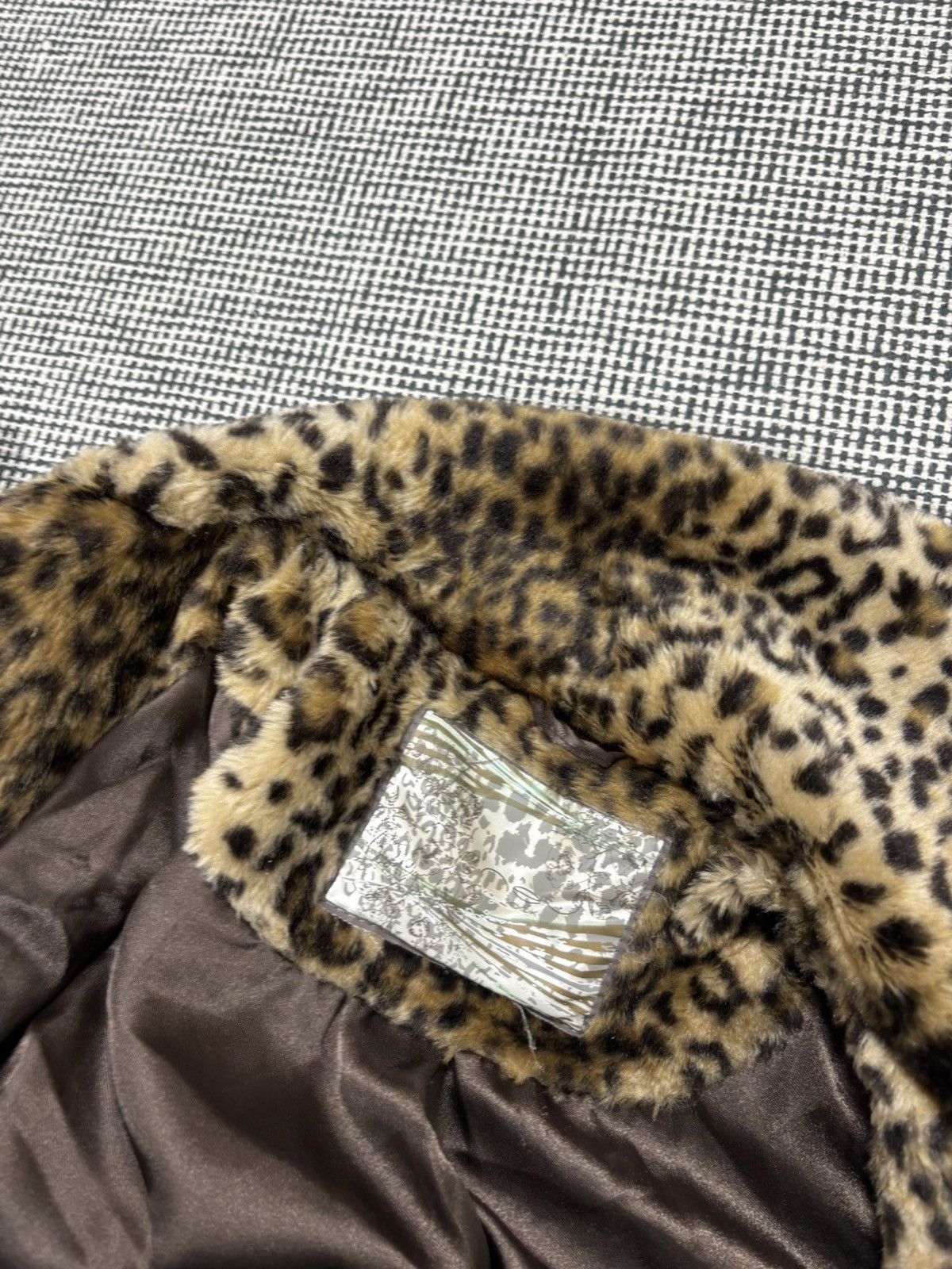 Japanese Brand Leopard print faux fur fuzzy parka jacket y2k avant garde Size M / US 6-8 / IT 42-44 - 4 Thumbnail