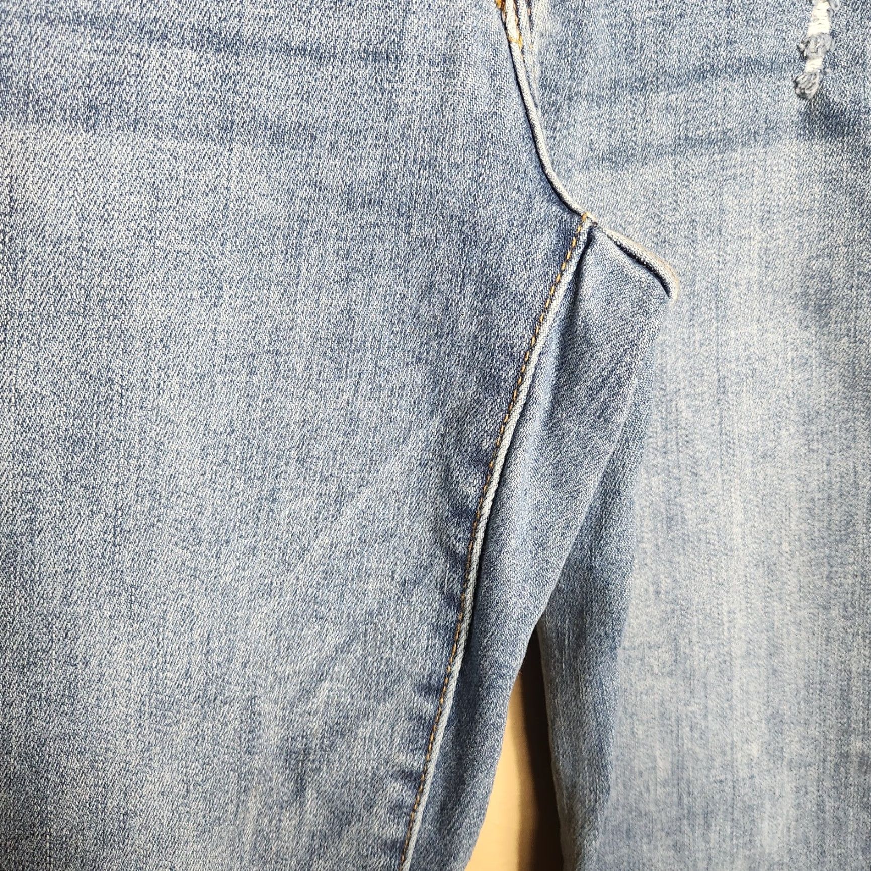 Vintage Judy Blue Womens Medium Wash Mid Rise Destructed Hem Slim Fit Jeans Jeans Size 26" / US 2 / IT 38 - 6 Thumbnail