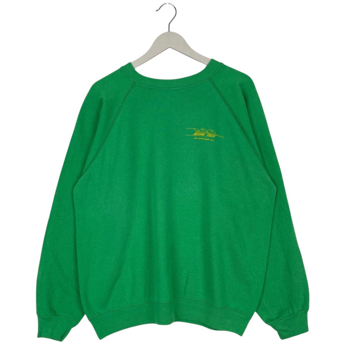 Hanes × Vintage Vintage Hanes Activewear Graphic Crewneck Sweatshirt Green Size L / US 10 / IT 46 - 1 Thumbnail