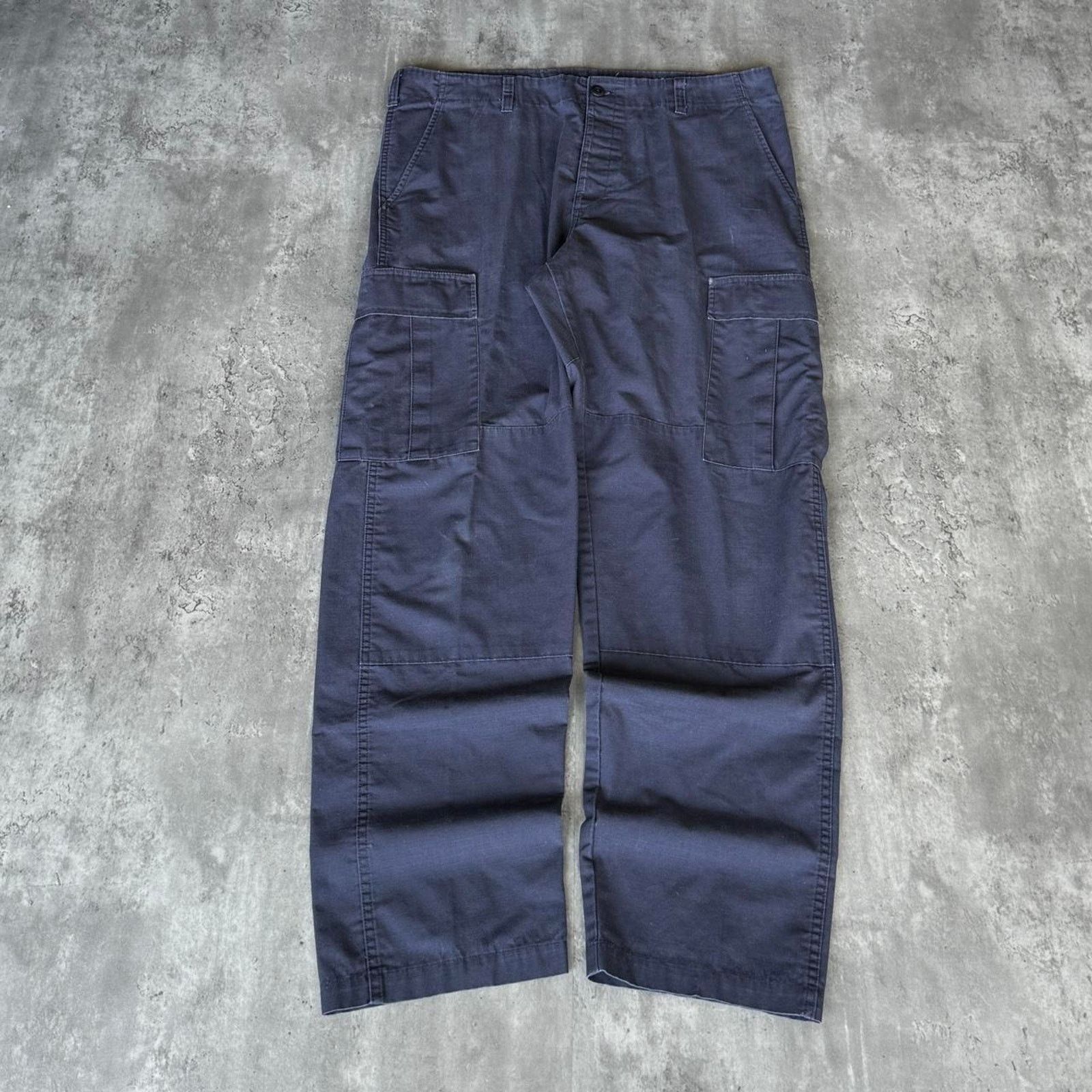 Carhartt × Vintage Vintage Y2K Navy Blue Carhartt Style Double Knee Cargo Pants Size US 38 / EU 54 - 1 Thumbnail