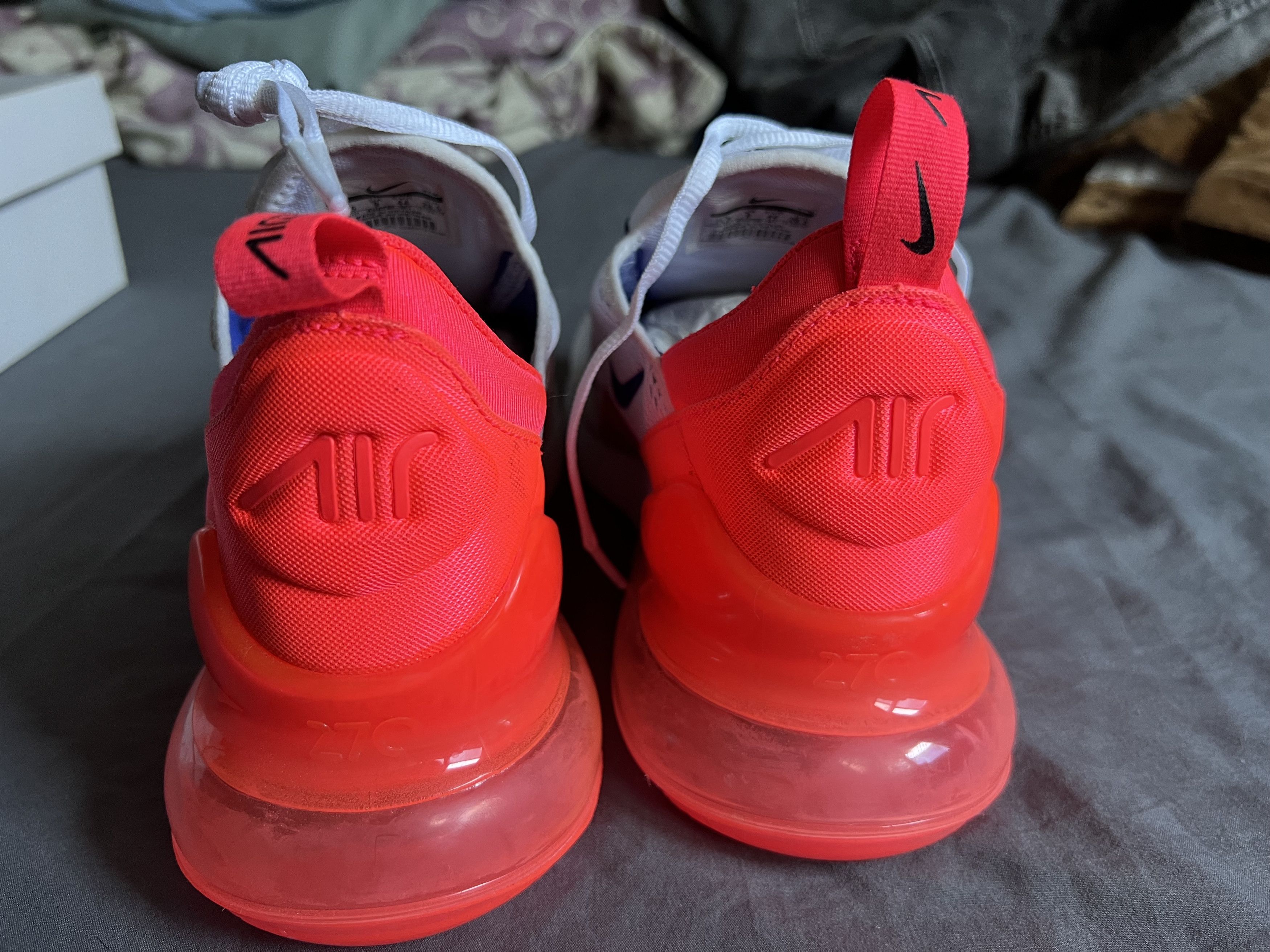 Nike Nike Air Max 270 Ultramarine & Solar Red sz 11.5/10 Size US 10 / EU 43 - 5 Thumbnail