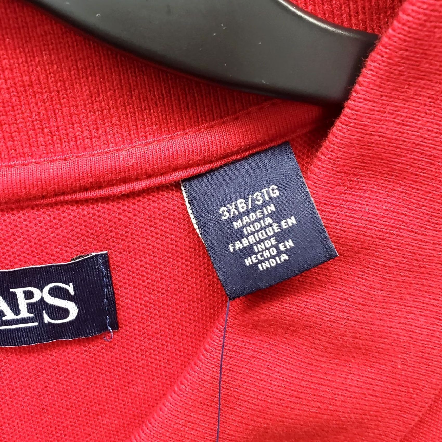 Chaps Chaps Polo Shirt Mens 3XB Red Short Sleeve Golf Performance Big & Tall Shirt Size US XXL / EU 58 / 5 - 5 Thumbnail