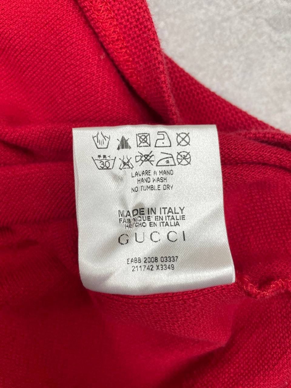 Gucci Gucci Women Polo Shirt Red White Size M Size M / US 6-8 / IT 42-44 - 8 Thumbnail