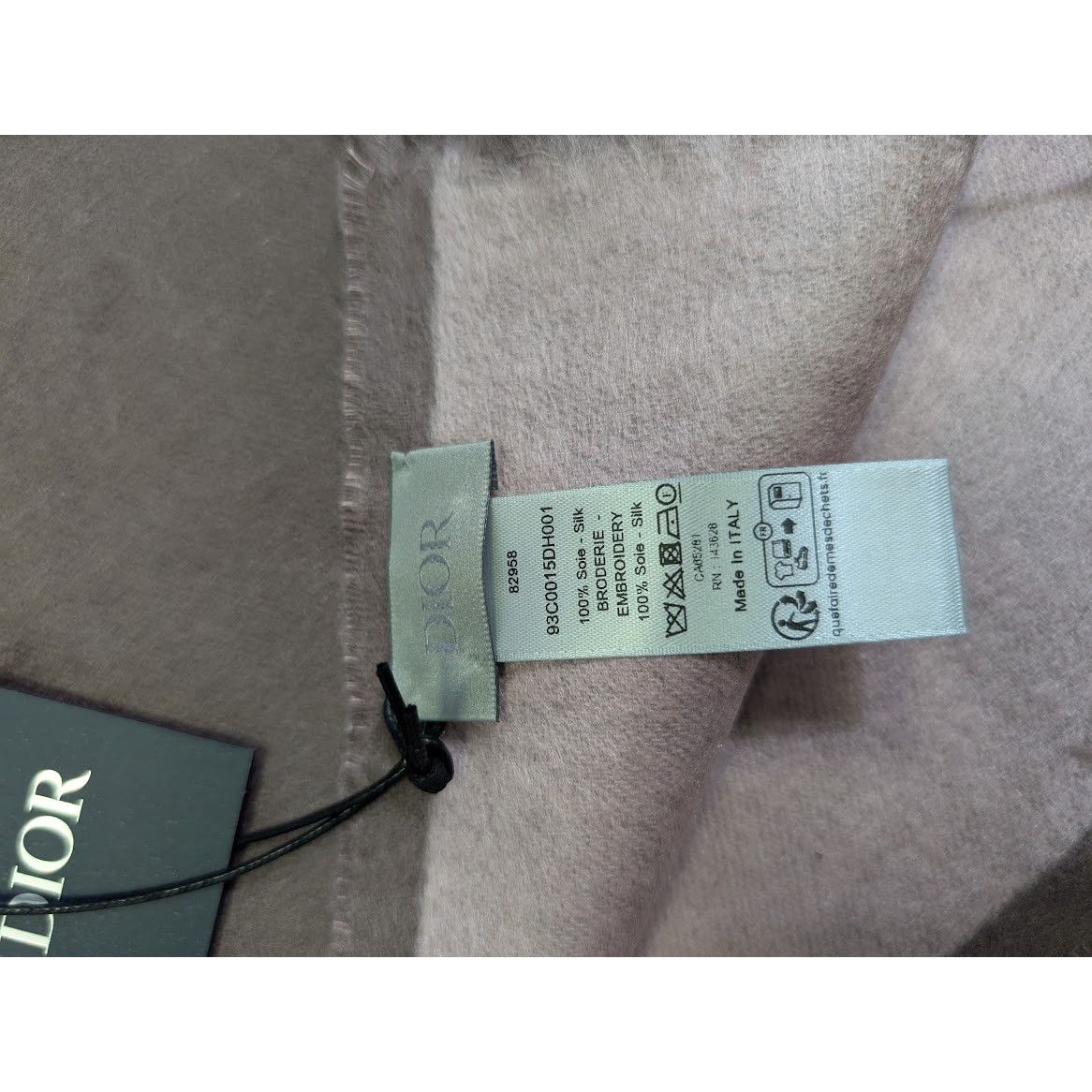 Dior o1rshd1 Size: OS/ Echarpe 36x195cm Franges Scarf Rose Violet Size ONE SIZE - 18 Thumbnail