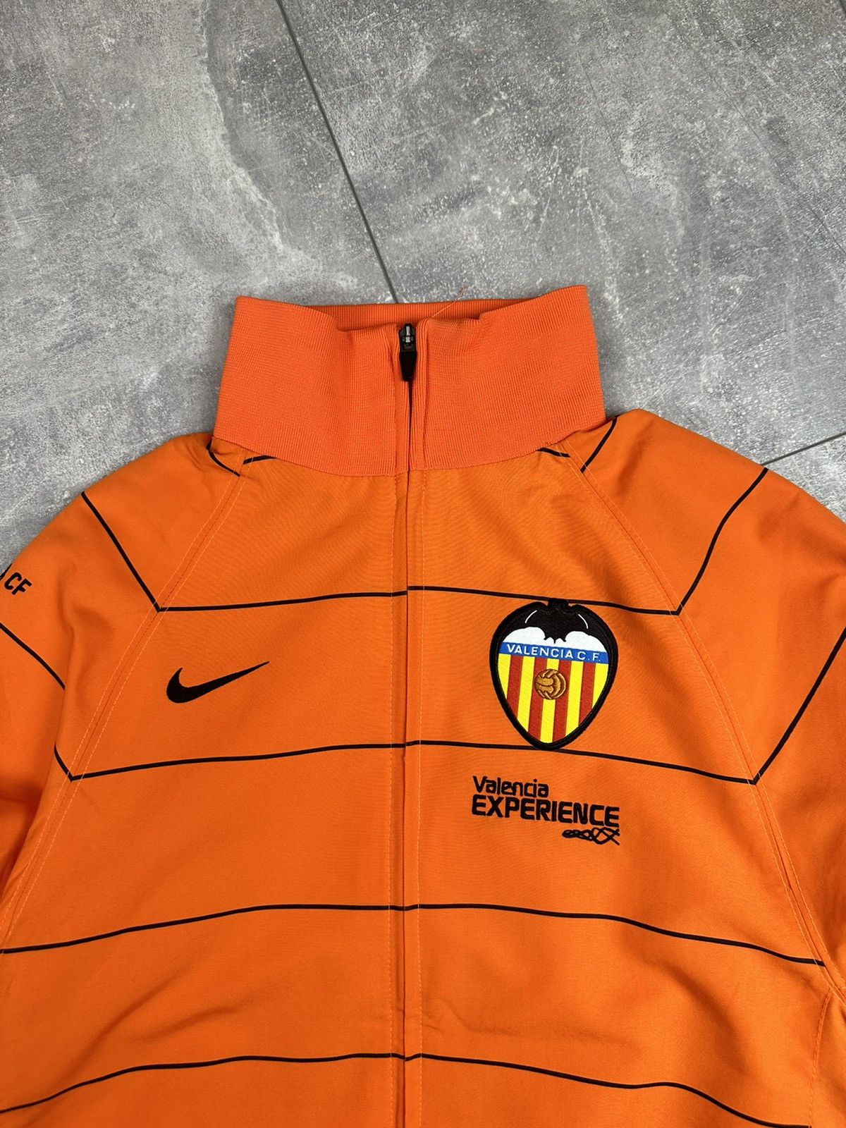 Nike Nike Valencia CF Orange Track-Top Football Soccer Jacket Size US S / EU 44-46 / 1 - 3 Thumbnail