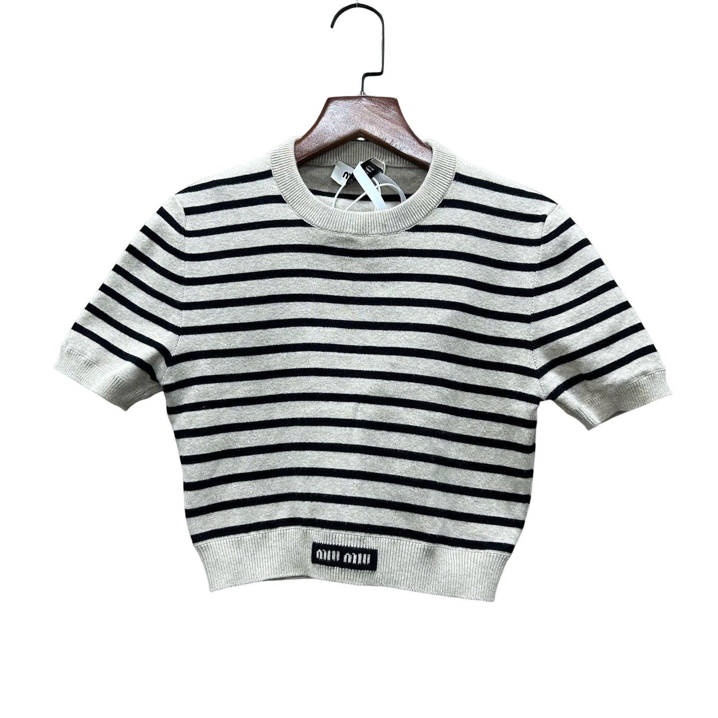 Miu Miu Miu Miu Striped Knit Sweater Size 36 Size XS / US 0-2 / IT 36-38 - 1 Thumbnail