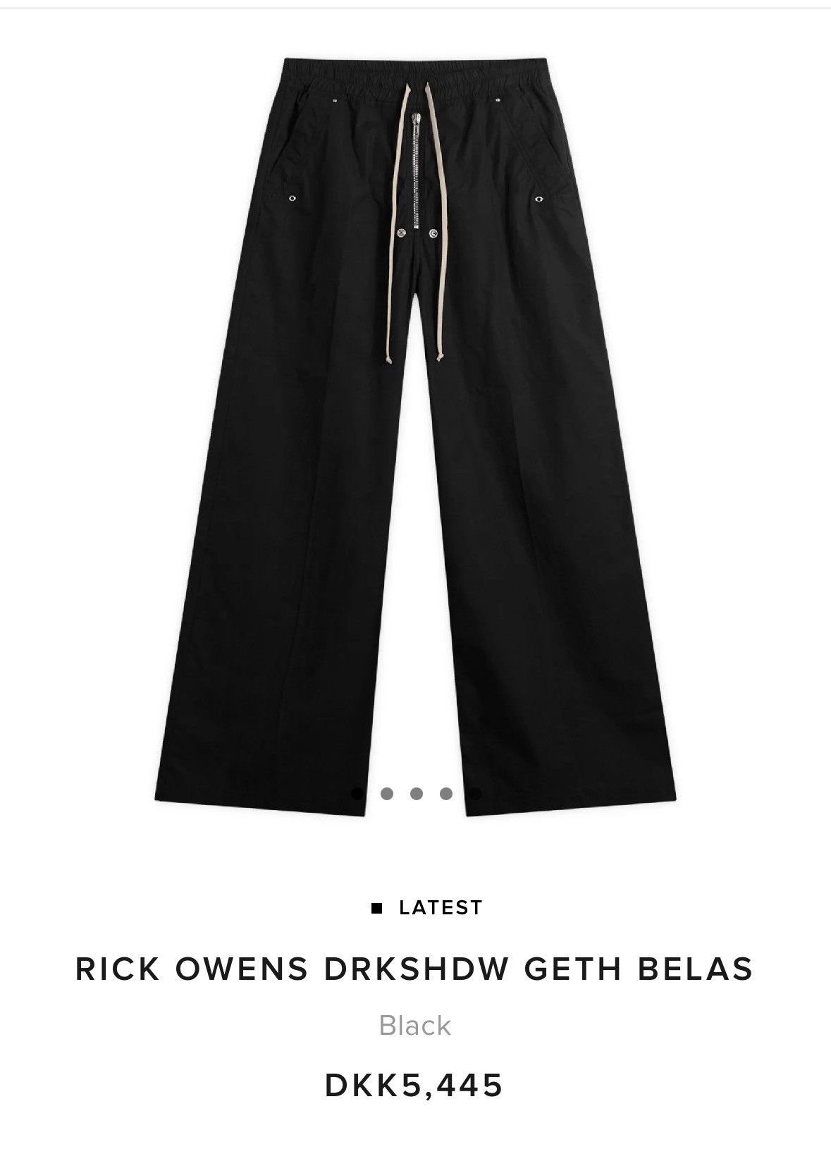 Rick Owens Rick Owens Geth Belas Size US 30 / EU 46 - 1 Thumbnail