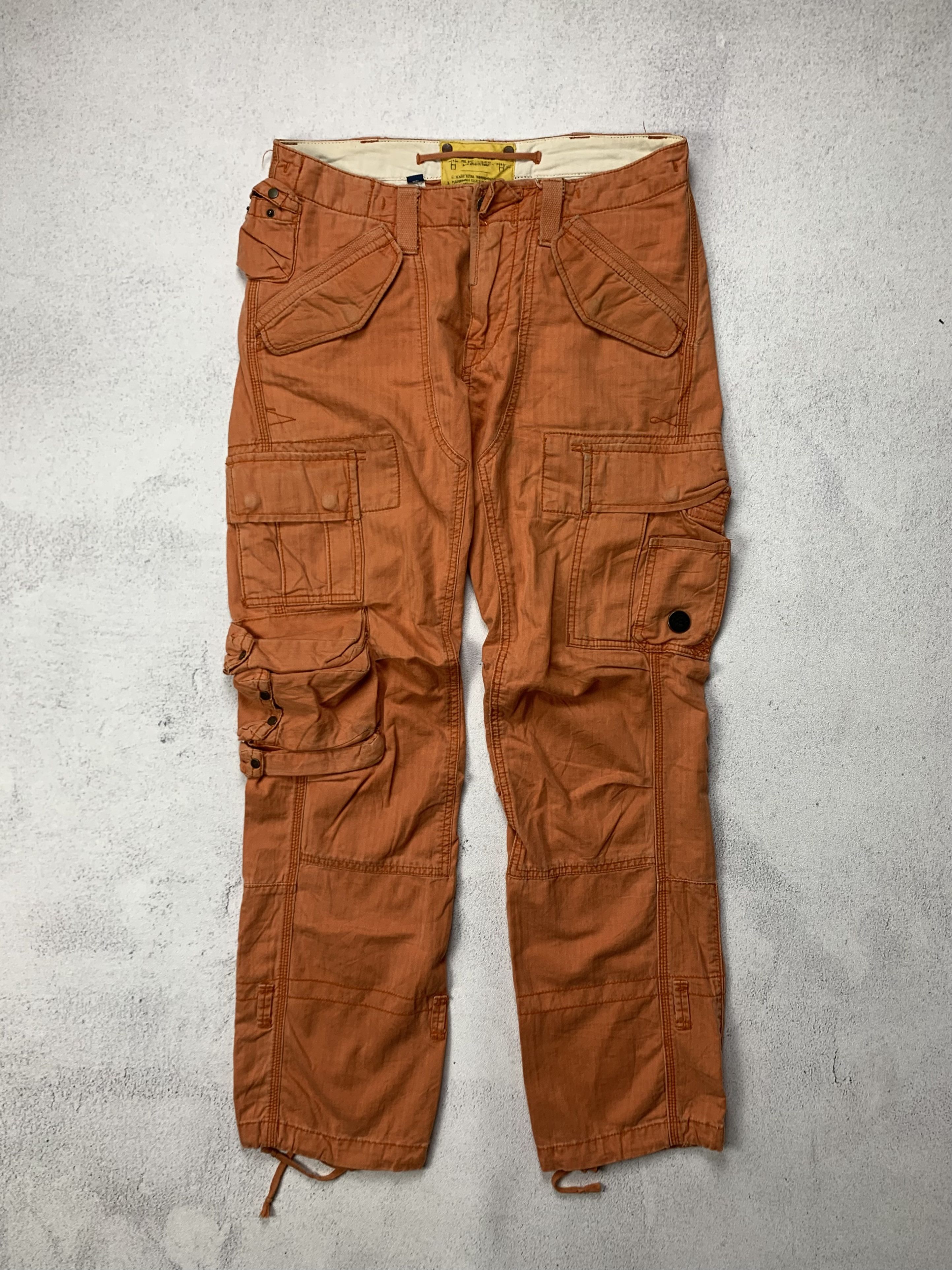 RALPH LAUREN 3D multi pocket cargo pants