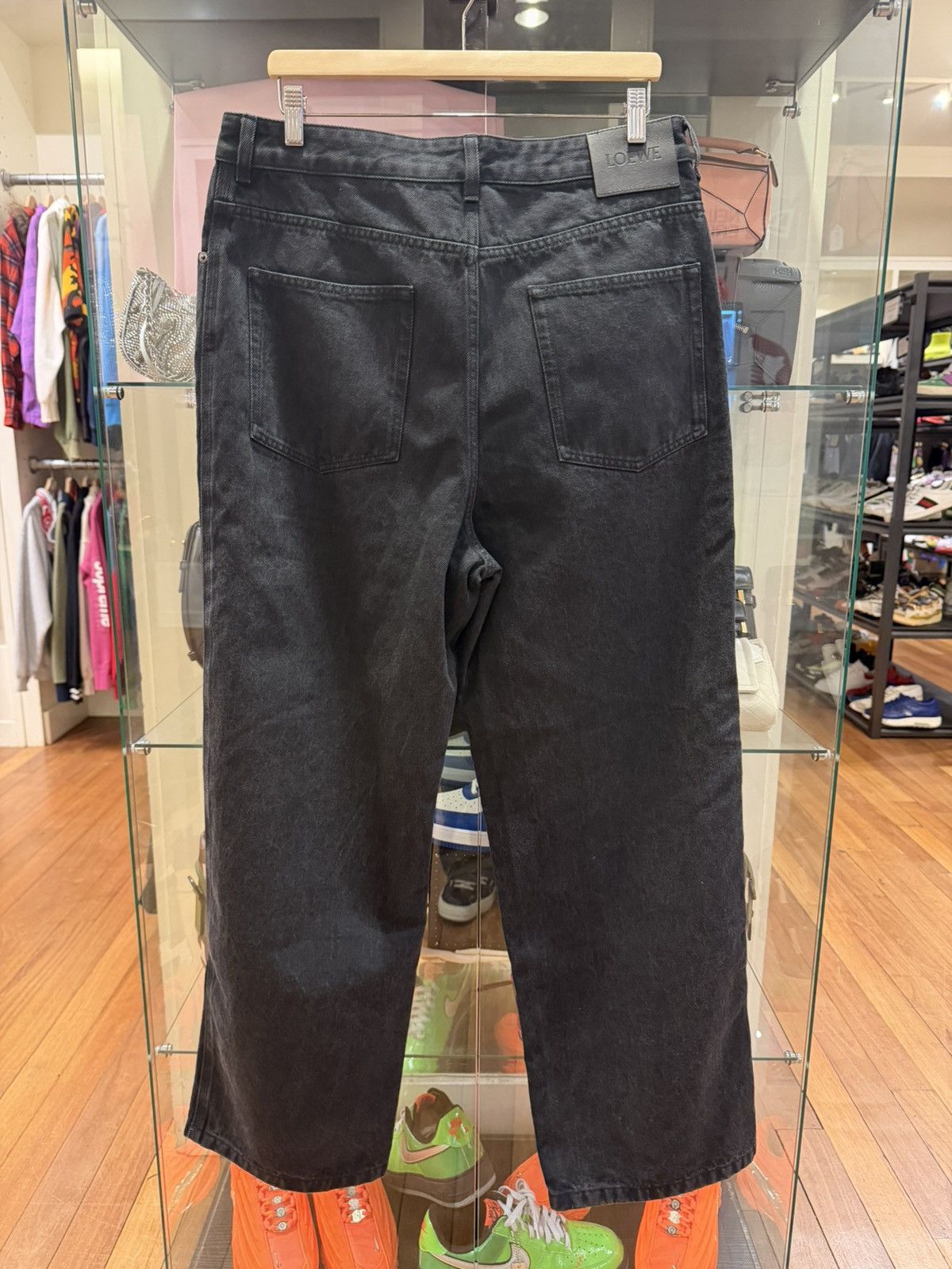 Loewe Loewe Anagram Embroidered Straight Denim Jeans Size US 36 / EU 52 - 2 Thumbnail