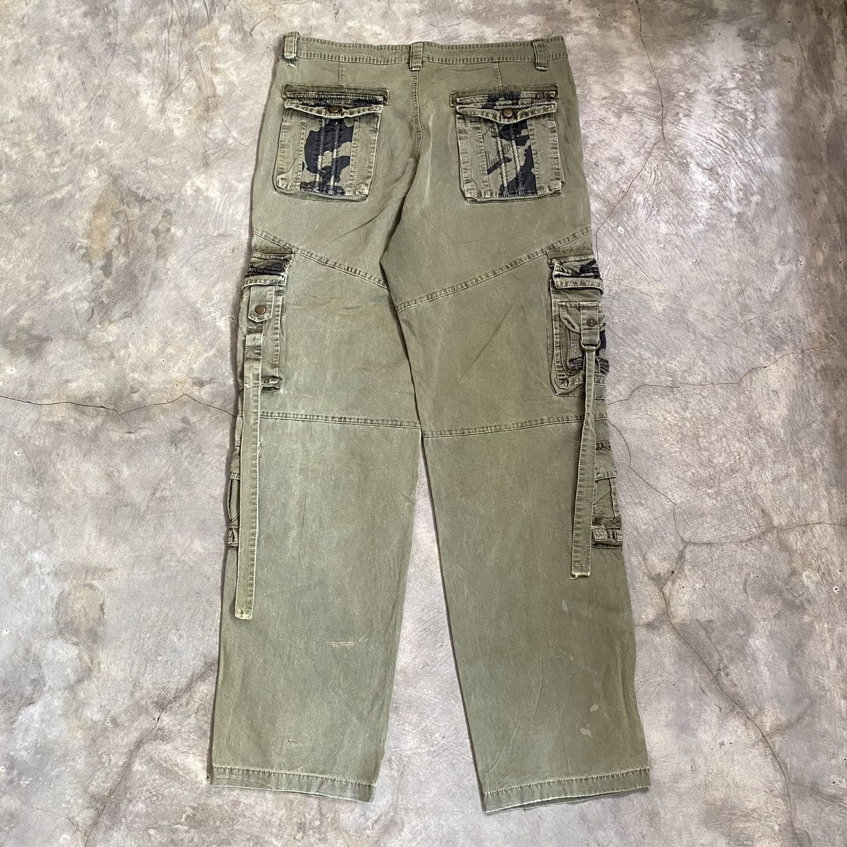 Hysteric Glamour 2000s TBJ Hysteric Style Bondage Cargo Multipocket Pants Size US 36 / EU 52 - 2 Thumbnail