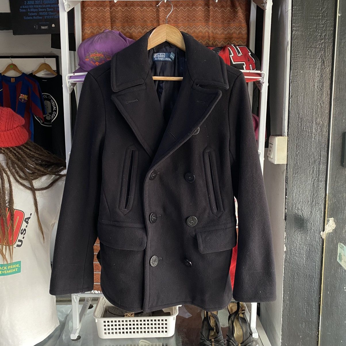 Polo By Ralph Lauren Wool Pea Coat