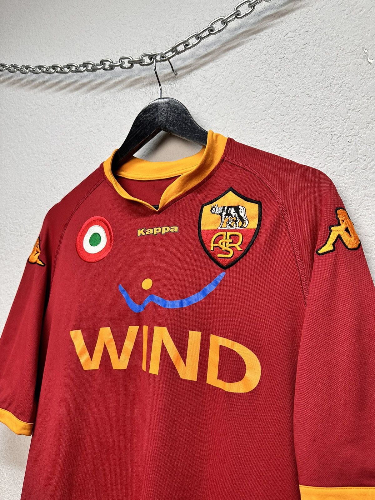 Kappa Vintage AS ROMA 2007 2008 HOME FOOTBALL SHIRT KAPPA JERSEY Size US M / EU 48-50 / 2 - 3 Thumbnail