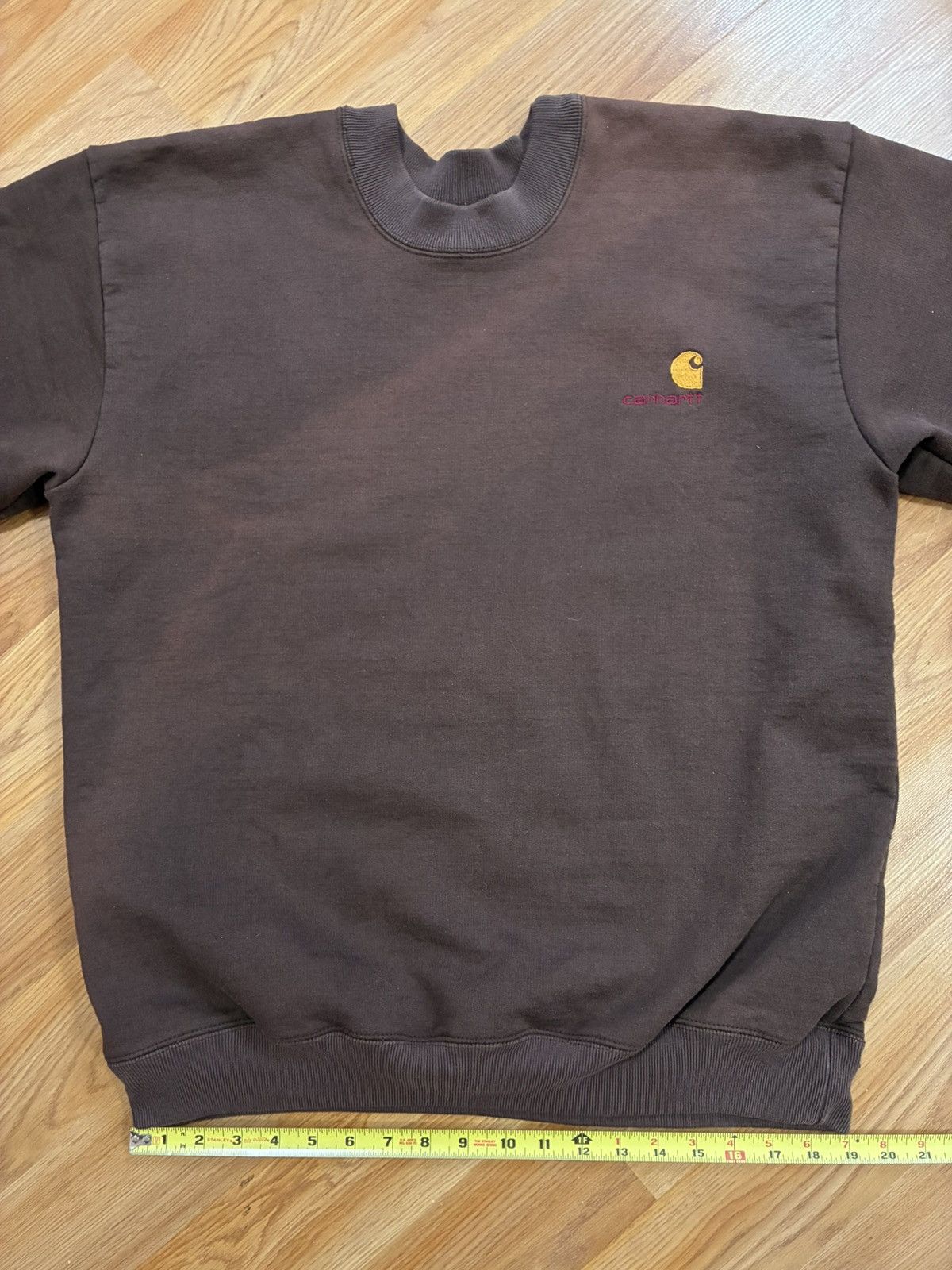 Carhartt Carhartt Thermal Lined Fleece Crewneck Sweatshirt K03 90s Size US M / EU 48-50 / 2 - 13 Thumbnail