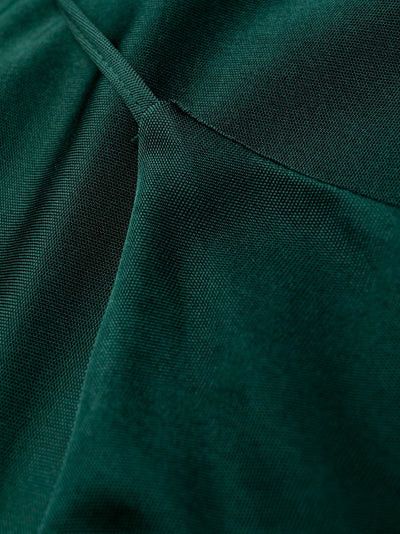 Saint Laurent Paris o1s1wg110924 Dress in Shiny Jersey in Dark Green Size XS / US 0-2 / IT 36-38 - 3 Thumbnail