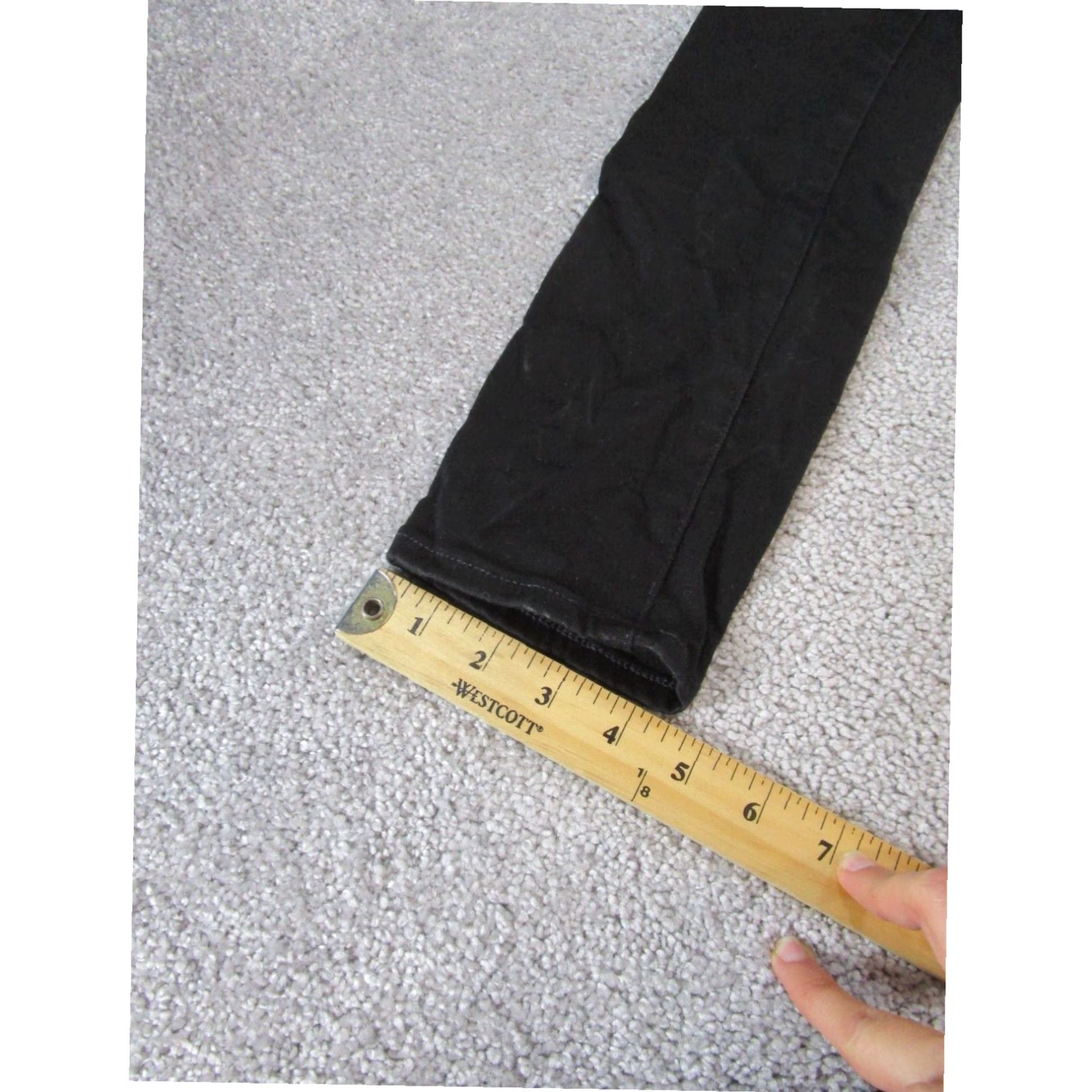 Madewell Womens Madewell Jeans Black Skinny Mid Rise 24 XL Extra Large Size 42" / US 20 - 5 Thumbnail