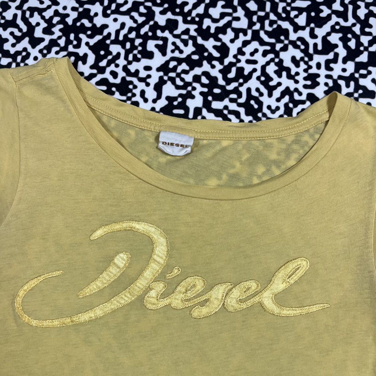 Diesel Vintage Y2K Diesel Big Logo Retro Casual T-shirt 90s Style Size S / US 4 / IT 40 - 8 Thumbnail