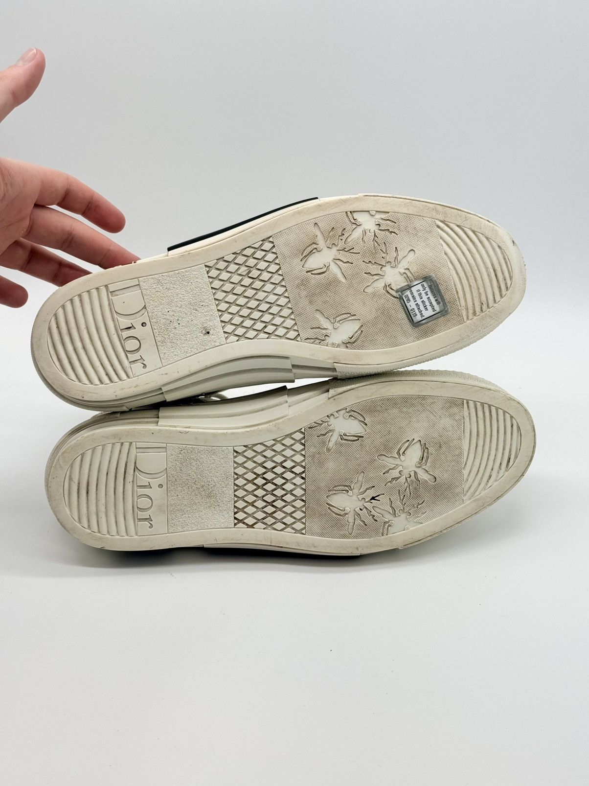Dior Size 10 - Dior B23 High Dior Oblique White Size US 10 / EU 43 - 6 Thumbnail