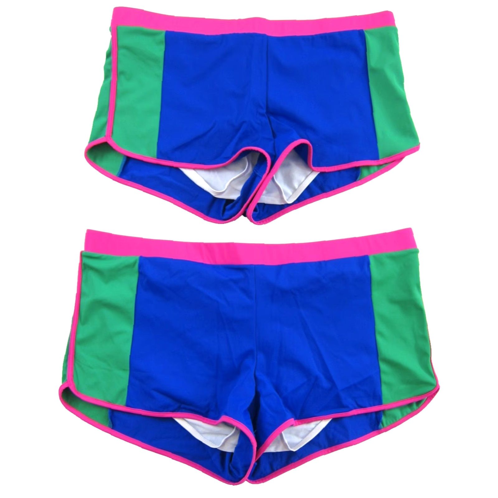 Boden Boden Swim Bootie Shorts Women 16-18 Blue Lined Stretch Athletic Size 38" / US 16 / IT 52 - 2 Thumbnail