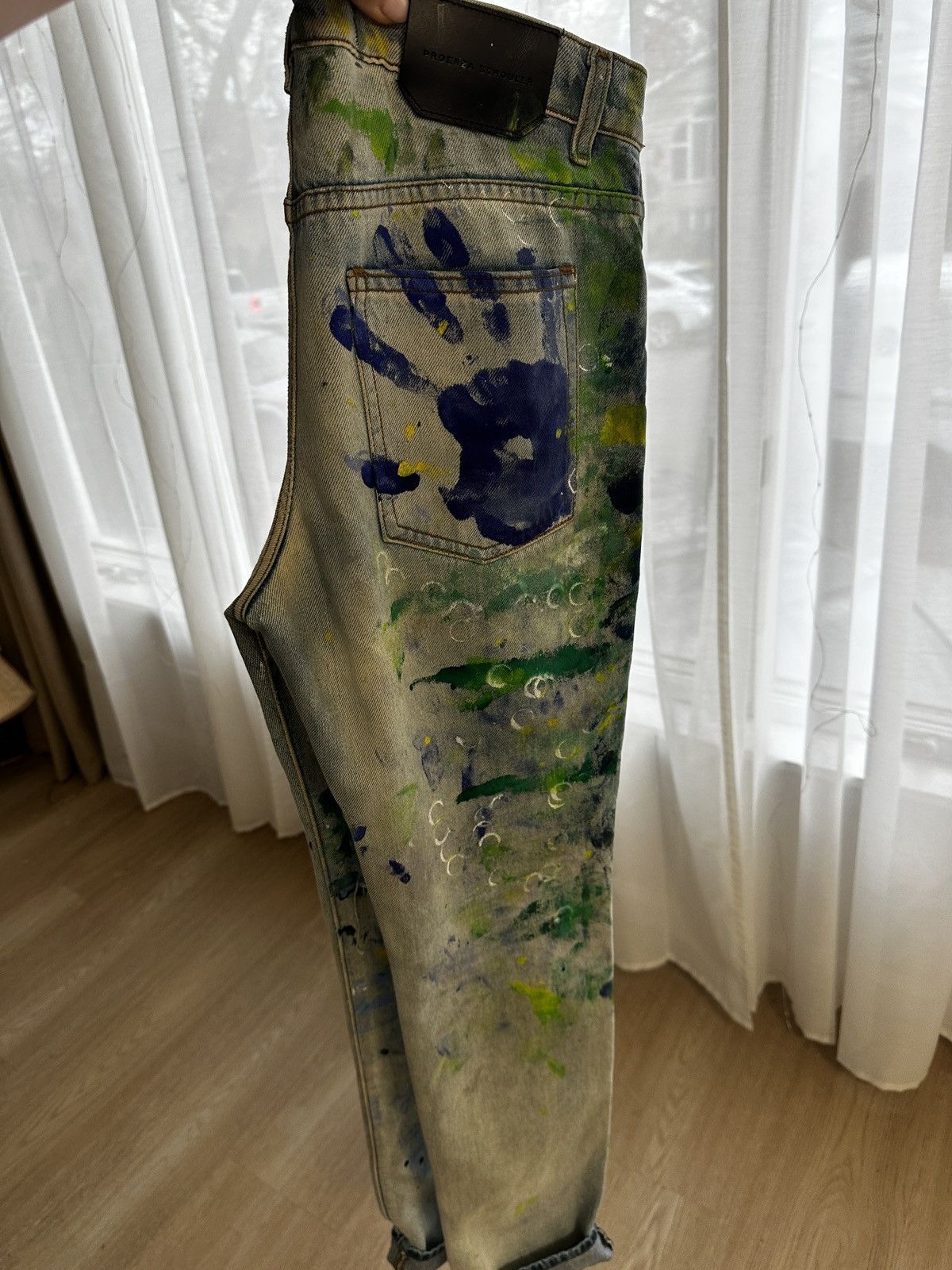 Proenza Schouler PROENZA SCHOULER PAINTED DENIM Size 26" / US 2 / IT 38 - 4 Thumbnail