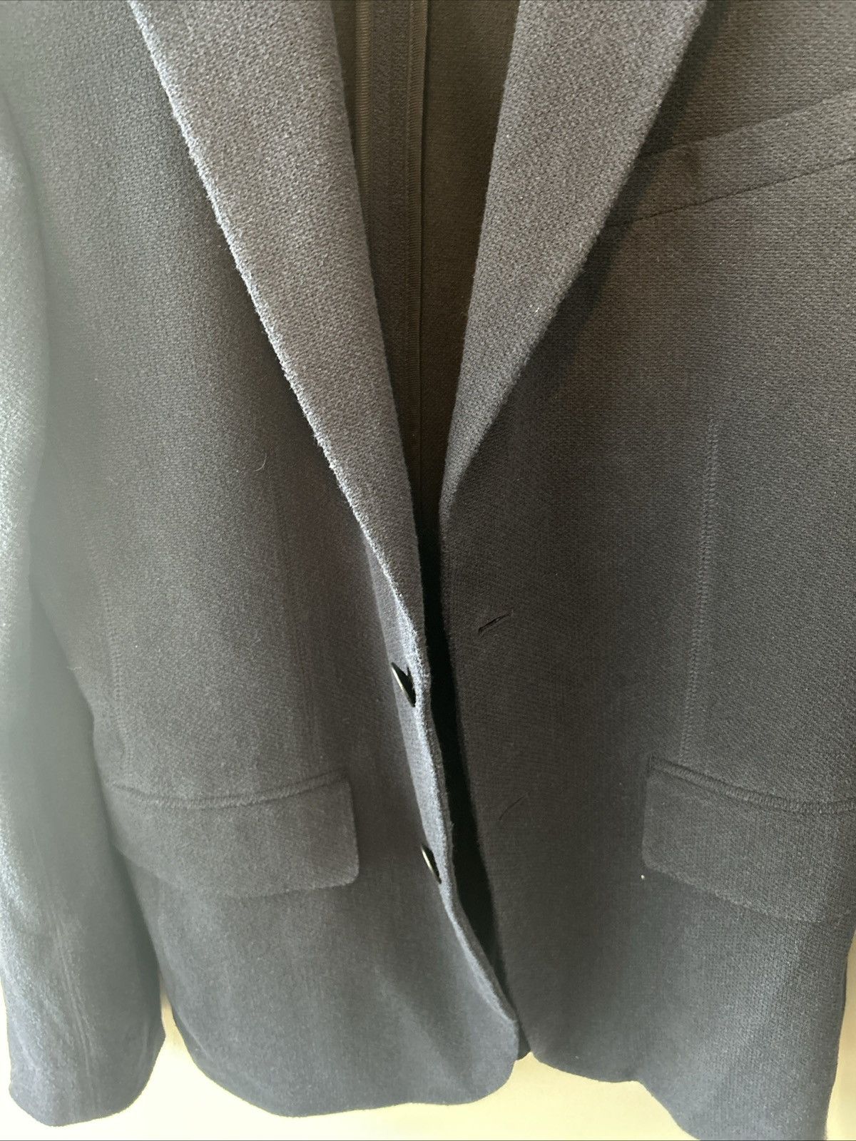 Rag & Bone rag & bone Navy Textured Italian Fabric Blazer – Size 40 Size 40R - 3 Thumbnail