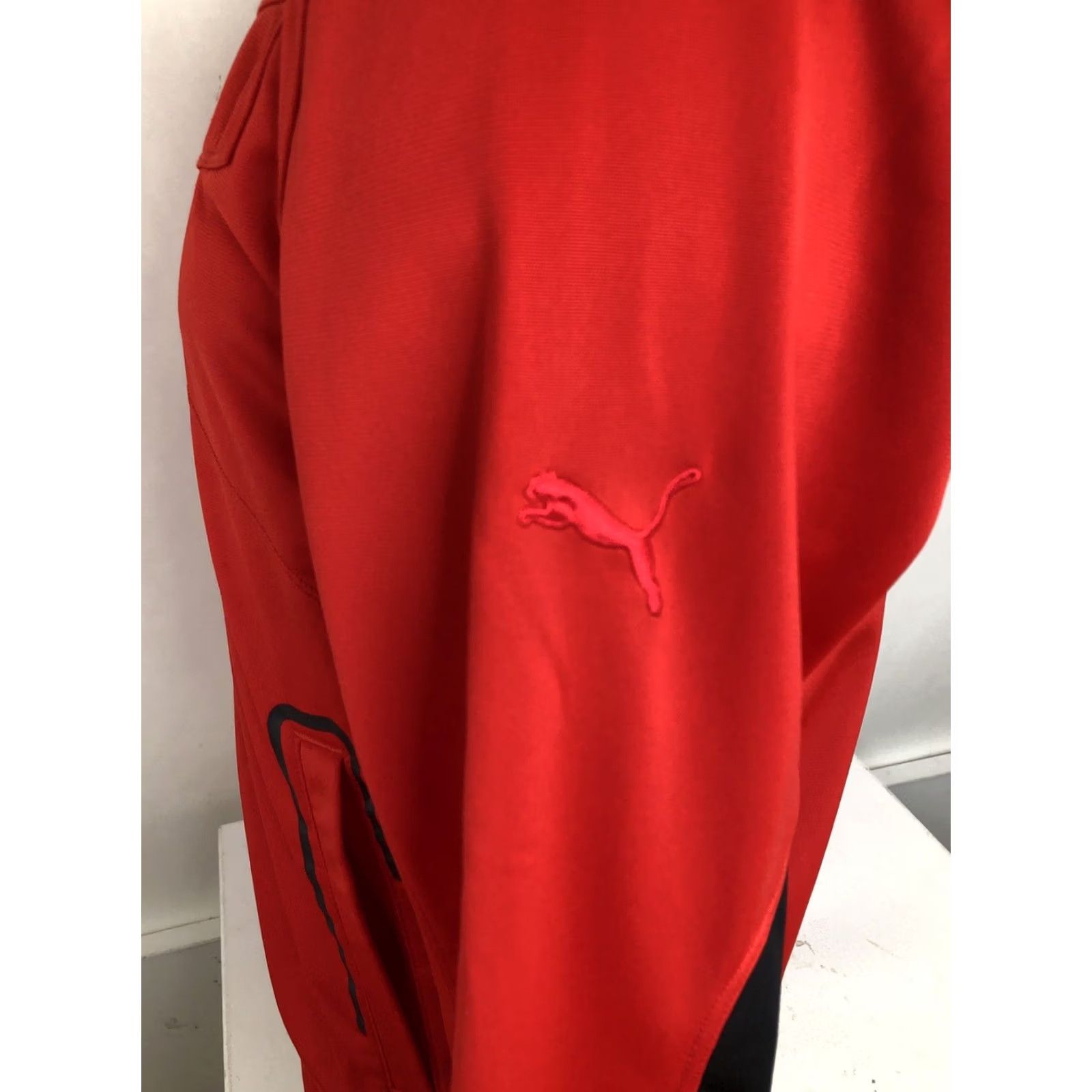 Puma PUMA Ferrari Embroidered Mens Jacket Short/Small Red Zip Jacket Mens Branded Theme: Ferrari Embroidered Size US S / EU 44-46 / 1 - 5 Thumbnail