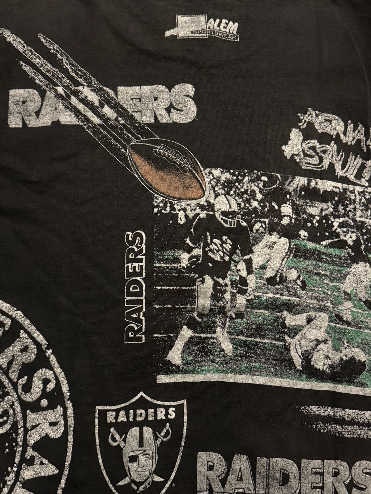 Vintage Vintage 90s Raiders "Aerial Assault" Salem Sportswear USA Size US M / EU 48-50 / 2 - 5 Thumbnail