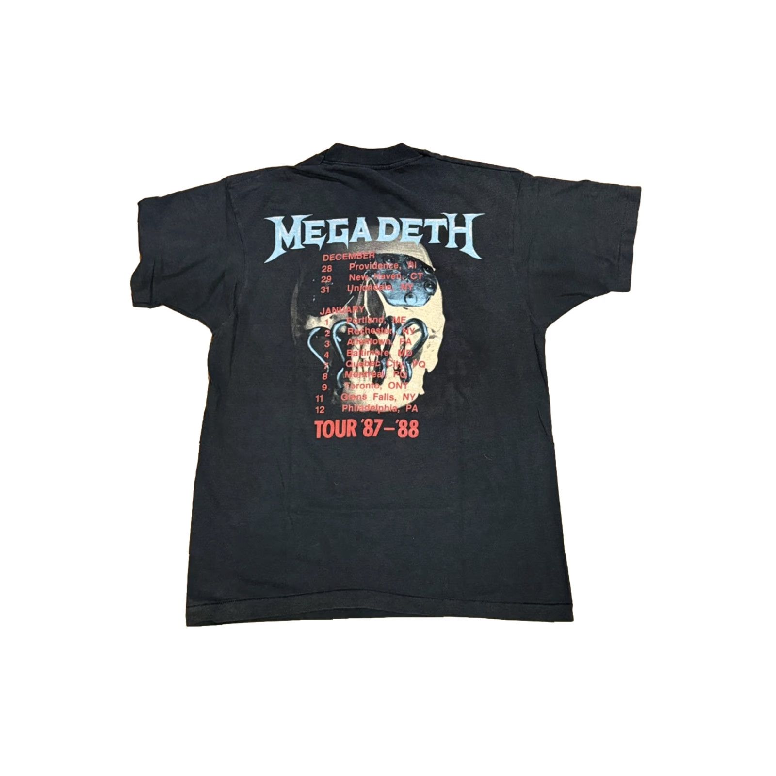 Vintage VINTAGE Megadeth Peace Sells But Who Buying Concert T-Shirt Size L Black Men Short Sleeve 80s Metal Concert Graphic Print Size US L / EU 52-54 / 3 - 2 Thumbnail