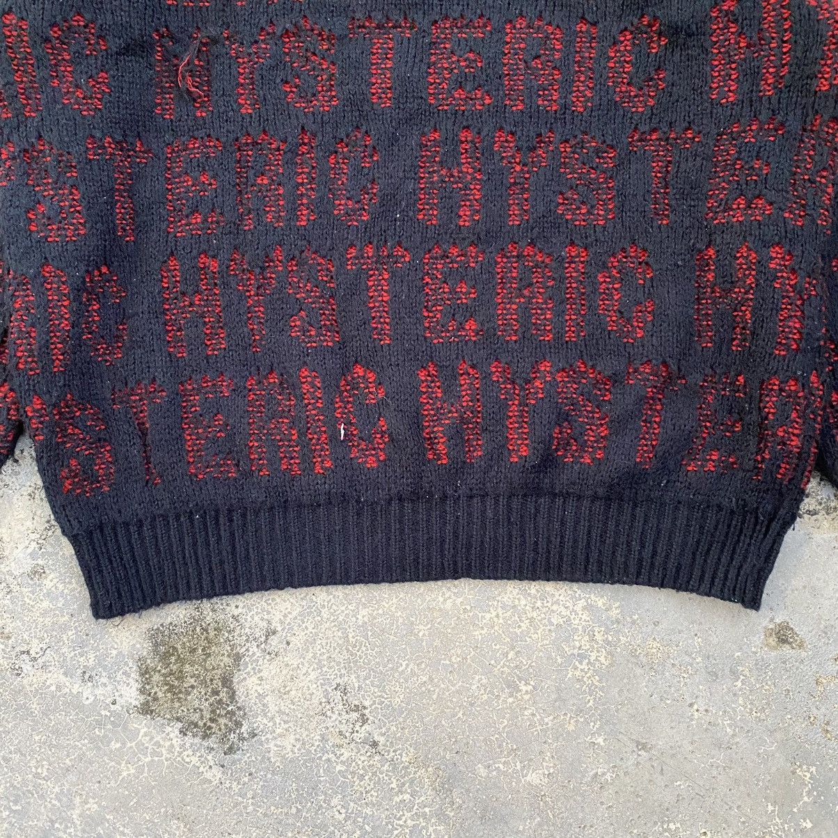 Hysteric Glamour hysteric glamour monogram knitwear sweatshirt Size US L / EU 52-54 / 3 - 14 Thumbnail