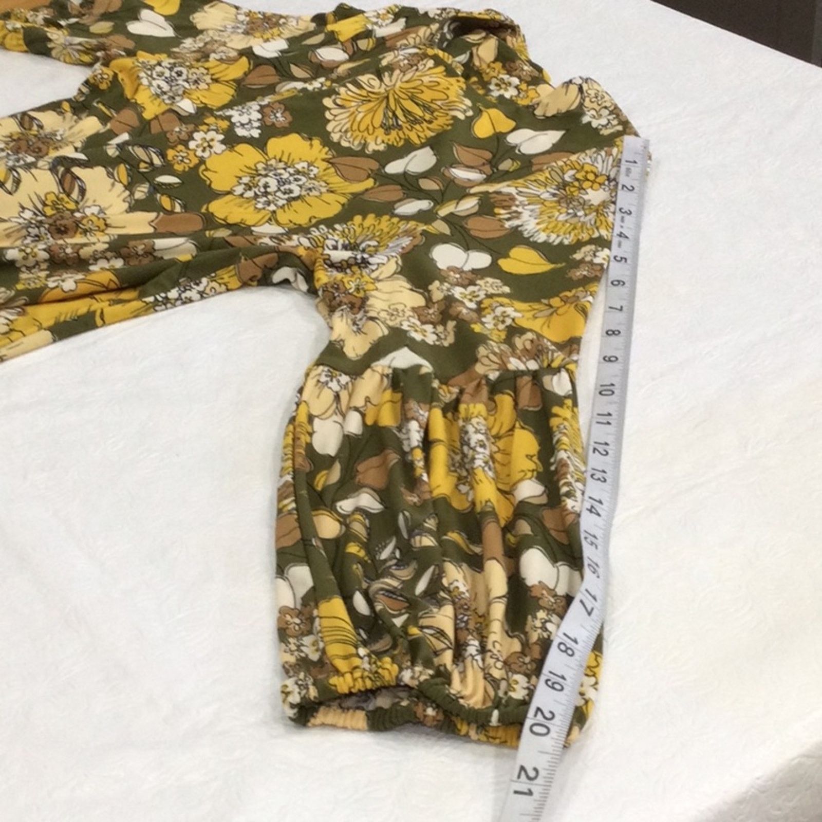 Tommy Hilfiger Tommy Hilfiger Floral Sheath Tie Neck Peplum Sleeve Dress 16 Size XXL / US 16-18 / IT 52-54 - 16 Thumbnail
