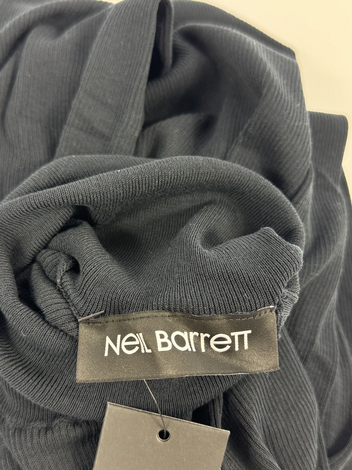 Neil Barrett SLIM FIT RIBBED TURTLE NECK TOP Size US XL / EU 56 / 4 - 3 Thumbnail