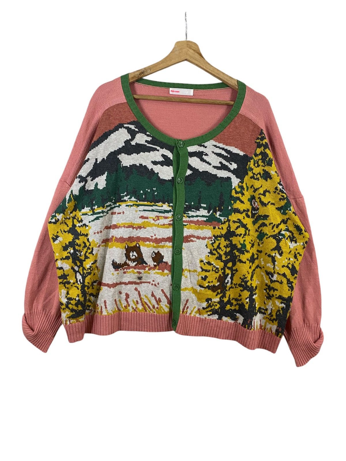 Ne-Net Ne-net by Issey Miyake Knit Cardigan -Japanese Designer Wear Size XXL / US 16-18 / IT 52-54 - 3 Thumbnail