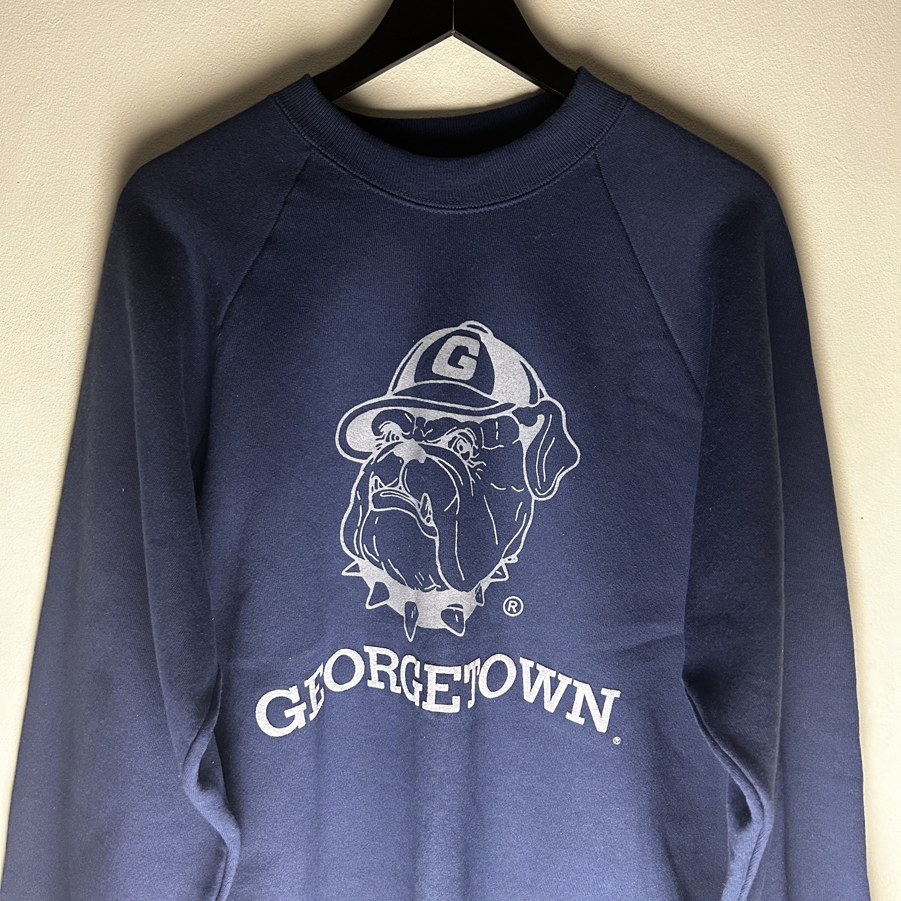 NCAA Vintage Georgetown Hoyas 90's Crewneck Sweatshirt Size US XXL / EU 58 / 5 - 2 Thumbnail
