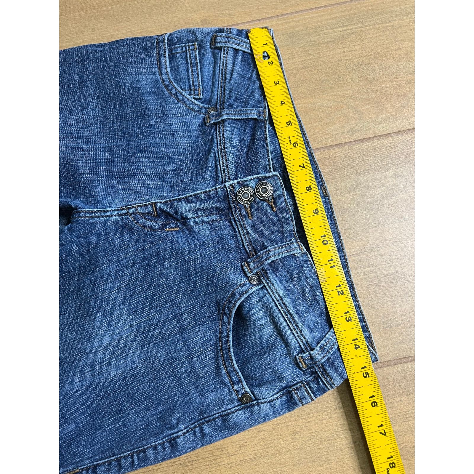 Vintage Rock & Roll Jeans Women’s Sz 27X32 Denim Mid Rise Flare Y2K Size 27" / US 4 / IT 40 - 4 Thumbnail