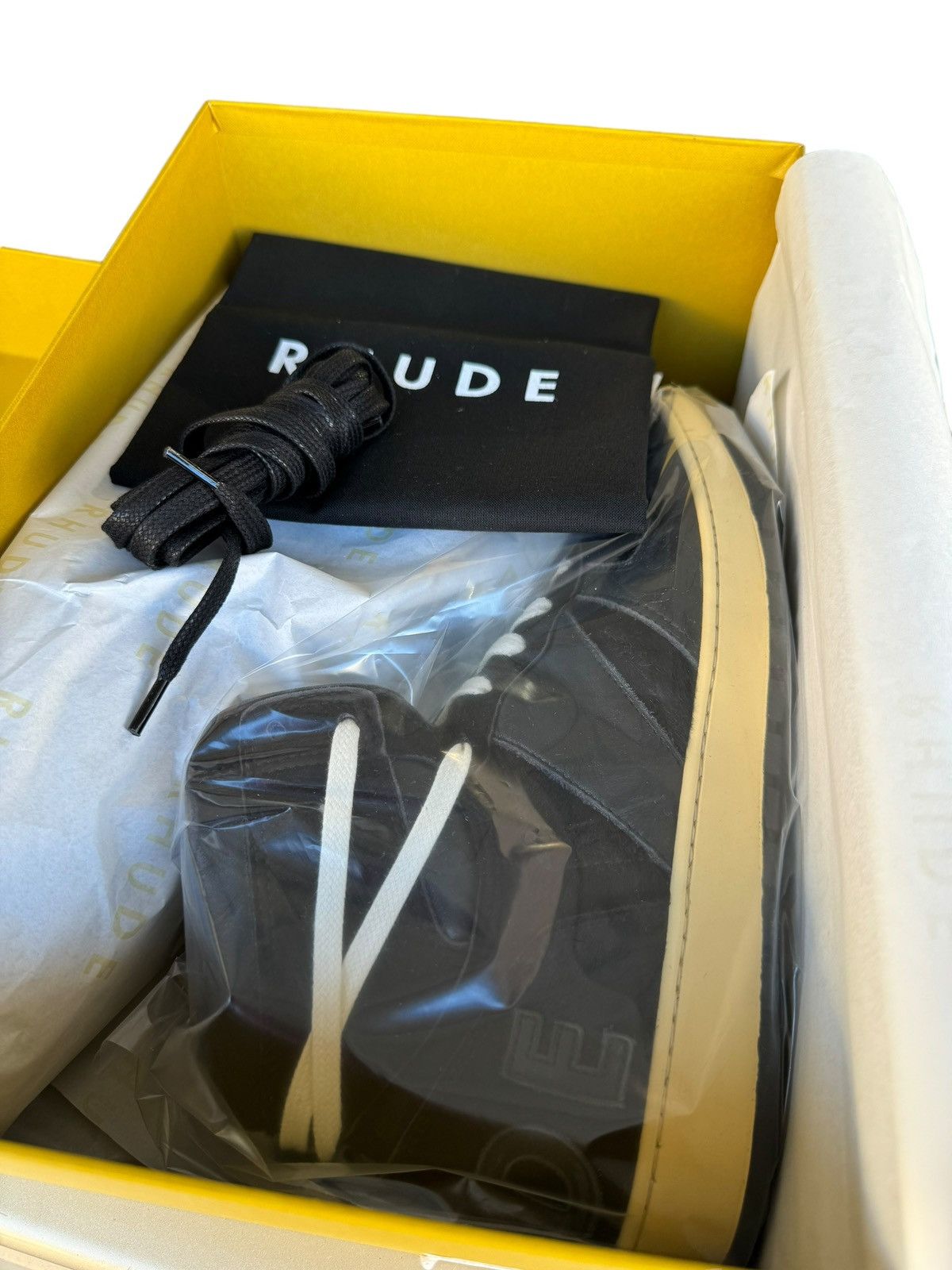Rhude $595 Pony Hair Rhecess Vintage Distressed Hi Sneaker Leather Size US 9 / EU 42 - 8 Thumbnail