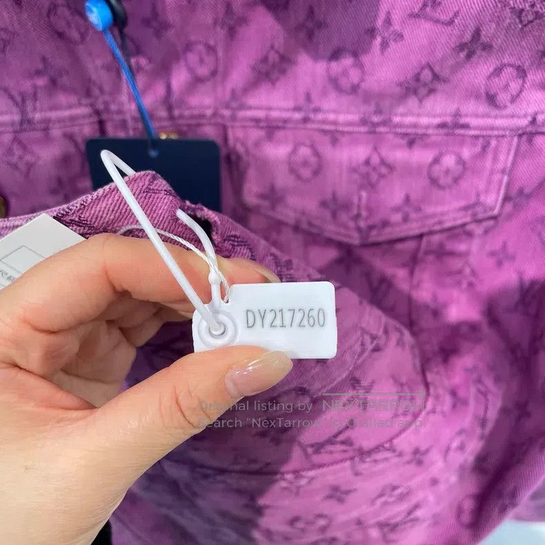 Louis Vuitton Louis Vuitton Purple full-print denim jacket Size US M / EU 48-50 / 2 - 6 Thumbnail
