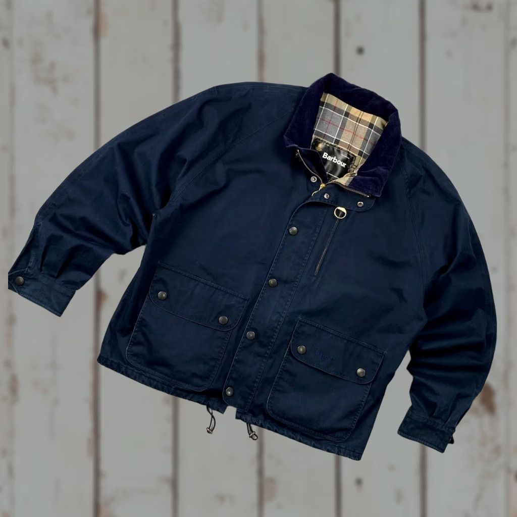 Barbour Barbour Beauleu Light Jacket Men XL Blue Quilted Cotton Zip Casual Spring Fall Size US XL / EU 56 / 4 - 1 Thumbnail