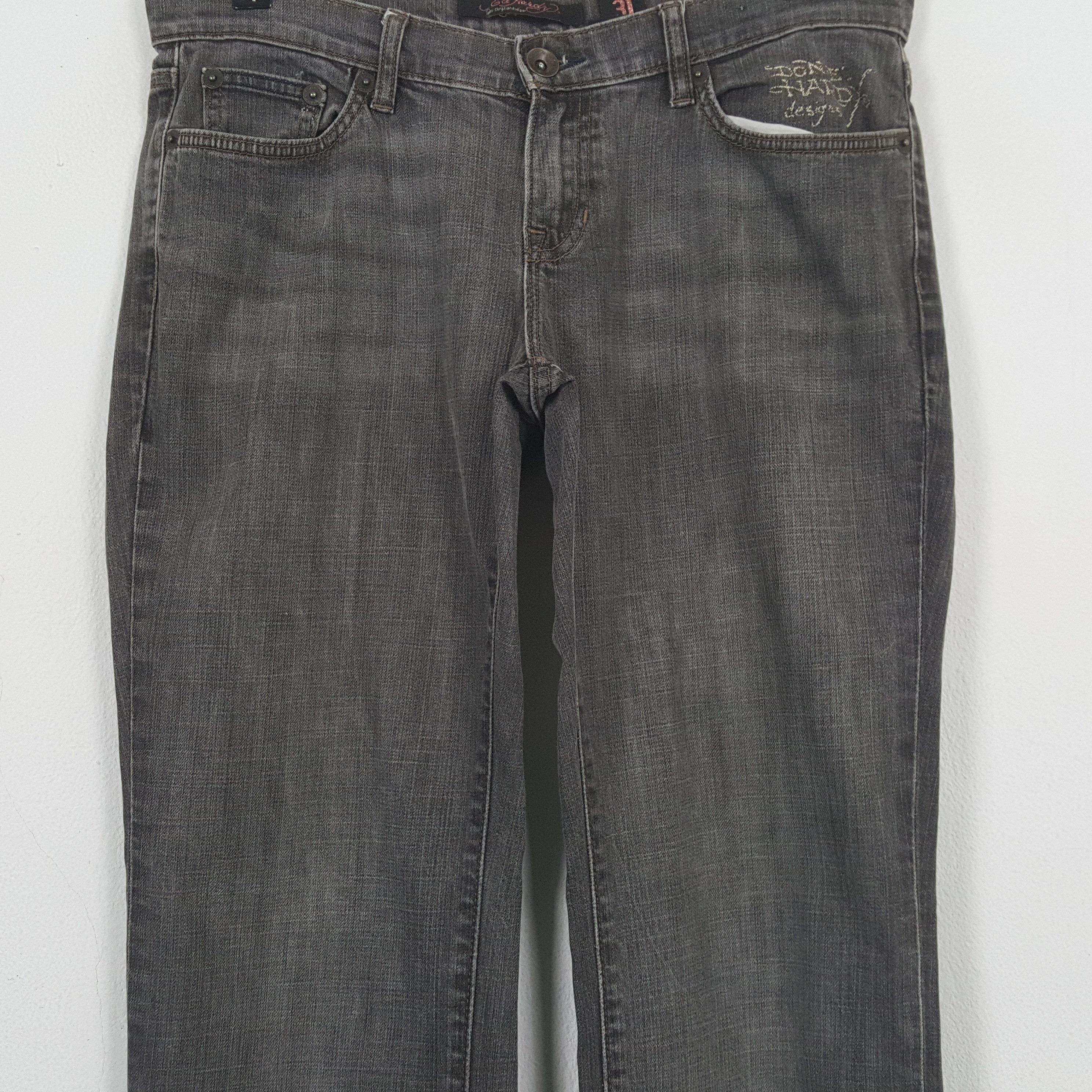 Christian Audigier × Ed Hardy × Vintage Vintage ED HARDEY Christian Audigier Designer Jeans C280N22 Size 34" / US 12 / IT 48 - 4 Thumbnail