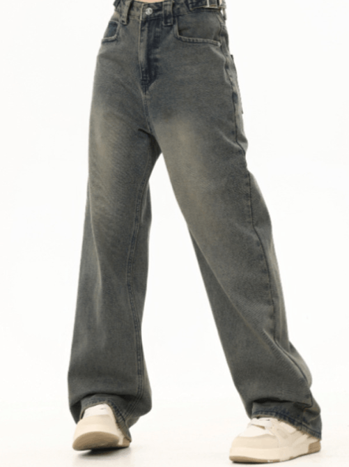 Japanese Brand × Jean Blue washed distressed men's casual jeans Size US 32 / EU 48 - 2 Thumbnail