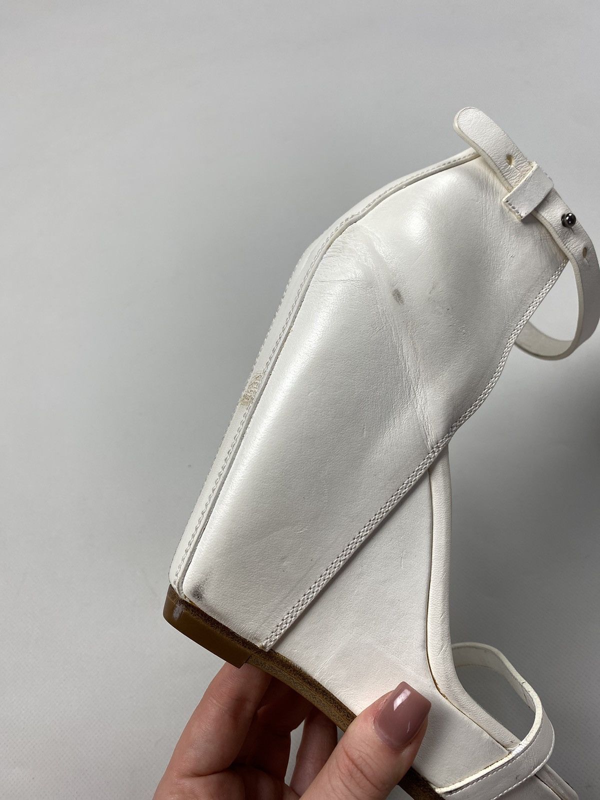 Rick Owens Rick Owens avant-garde ladies leather platform heels sandals Size US 9 / IT 39 - 20 Thumbnail